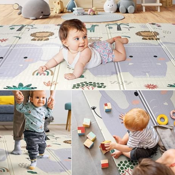 hemed large baby play mat for imaginative play