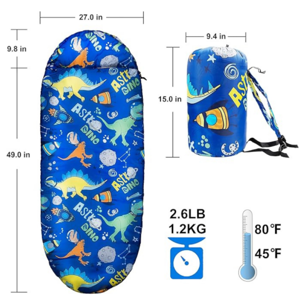premium quality kids sleeping bag